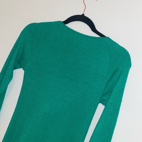 NWT ZARA knit green dress - Picture 7 of 9